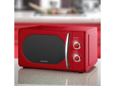 Microondas Grunkel Vintage MW-20ROJO/ 700W/ Capacidad 20L/ Rojo