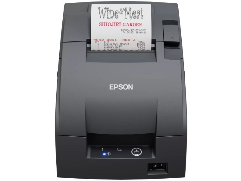 Impresora de Tickets Epson TM-U220IIB/ Ancho papel 76mm/ USB/ Negra