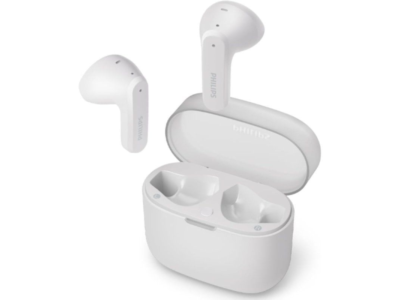 Auriculares Bluetooth Philips TAT2139WH con estuche de carga/ Autonomía 7h/ Blancos