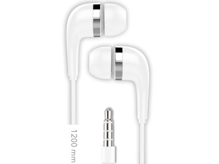 Pack 10 Auriculares Intrauditivos Tech One TEC2955/ con Micrófono/ Jack 3.5/ Blancos