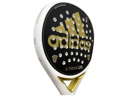 Pala de Pádel Adidas Pala Adidas X-Treme/ Blanco y Oro