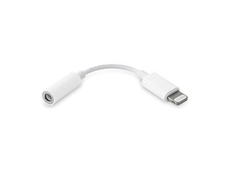 Adaptador Apple MMX62ZM/A de conector Lightning a Toma para Auriculares 3.5mm