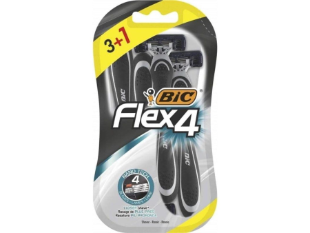 Cuchilla de Afeitar Bic Flex 4/ 4 uds