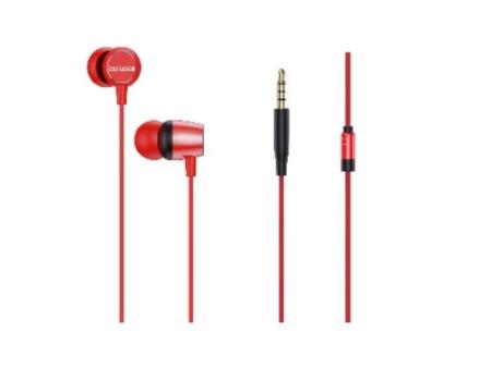 Auriculares Intrauditivos Aiwa ESTM-20RD/ con Micrófono/ Jack 3.5/ Rojos