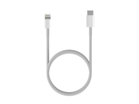 Cable USB 2.0 Tipo-C Lightning Aisens A102-0543/ USB Tipo-C Macho - Lightning Macho/ Hasta 2.5W/ 60Mbps/ 50cm/ Blanco