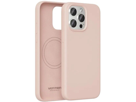 Funda Silicona con Magsafe Vention KUDP0-30/ Compatible con iPhone 13 Pro/ Rosa