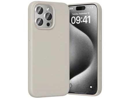 Funda Silicona con Magsafe Vention KUFM0-10/ Compatible con iPhone 15/ Gris Grava