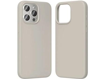 Funda Silicona con Magsafe Vention KUFM0-10/ Compatible con iPhone 15/ Gris Grava