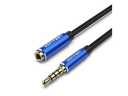 Cable Estéreo Vention BHCLJ/ Jack 3.5 Macho - Jack 3.5 Hembra/ 5m/ Azul