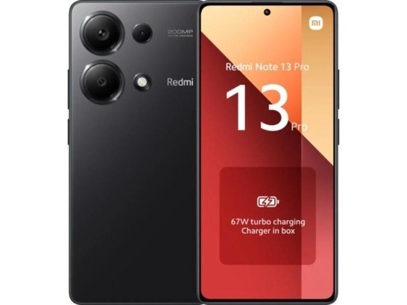 Smartphone Xiaomi Redmi Note 13 Pro 12GB/ 512GB/ 6.67'/ Negro