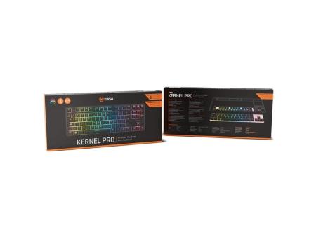 Teclado Gaming Mecánico Krom Kernel Pro/ Negro y Blanco