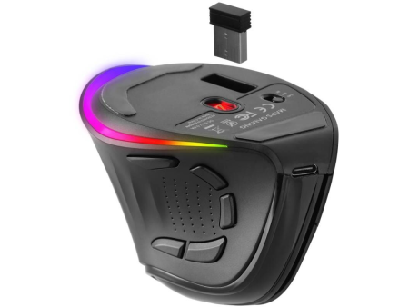 Ratón Gaming Ergonómico Inalámbrico Mars Gaming MM-SK/ Hasta 8400 DPI