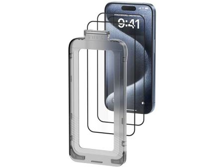 Protector de Pantalla de Cristal Templado Vention KUITCA-30 para iPhone 13 Pro + Herramienta de Instalación Antipolvo