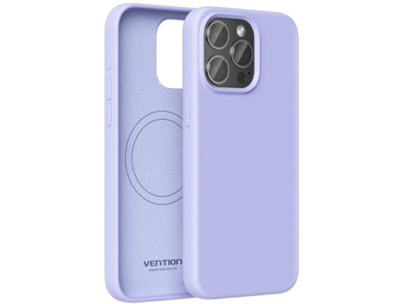 Funda Silicona con Magsafe Vention KUDV0-10/ Compatible con iPhone 13/ Morado