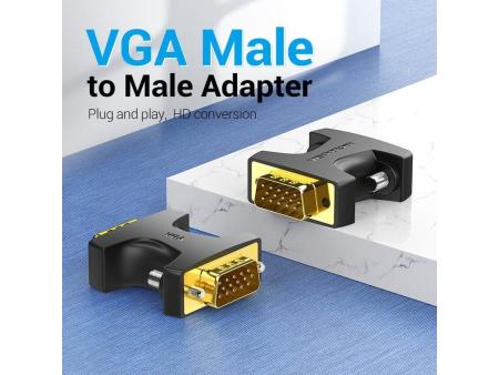 Adaptador Vention DDEB0/ VGA Macho - VGA Macho