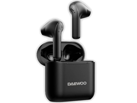 Auriculares Bluetooth Daewoo DW2020 con estuche de carga/ Autonomía 5h/ Negros