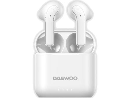 Auriculares Bluetooth Daewoo DW2021 con estuche de carga/ Autonomía 5h/ Blancos