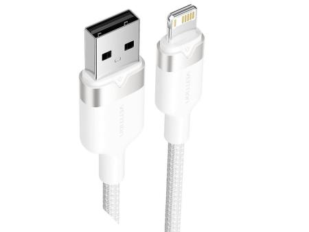 Cable USB Lightning Vention LANWF/ USB Macho - Lightning Macho/ 480Mbps/ 1m/ Blanco