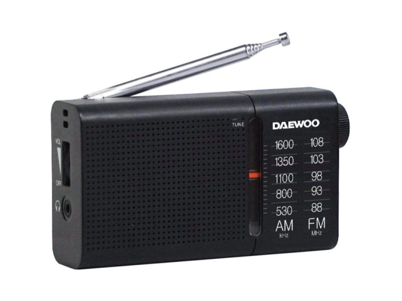 Radio Portátil Daewoo DW1119/ Negra