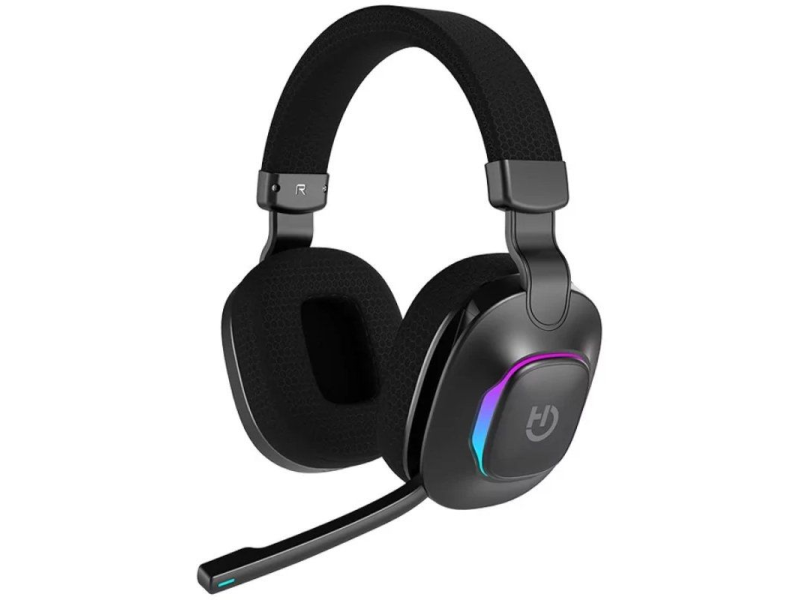 Auriculares Gaming con Micrófono Hiditec Vortex ARGB/ Jack 3.5/ Bluetooth/ Negros