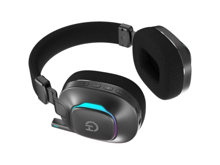 Auriculares Gaming con Micrófono Hiditec Vortex ARGB/ Jack 3.5/ Bluetooth/ Negros