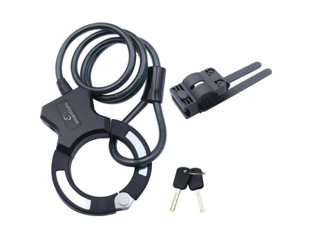 Candado Cable/ Esposa SmartGyro SG27-531 para Patinetes y Bicicletas/ 16x12x2cm/ Cable 120cm