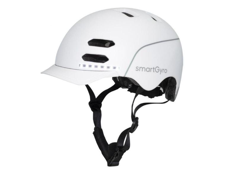 Casco para Adulto SmartGyro Helmet/ Tamaño L/ Blanco