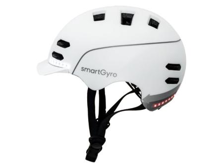 Casco para Adulto SmartGyro Helmet/ Tamaño L/ Blanco