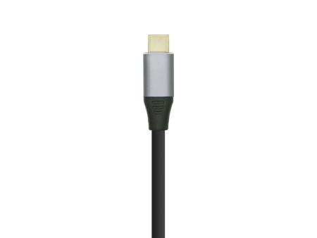 Cable DisplayPort Aisens A109-0394/ USB Tipo-C Macho - DisplayPort Macho/ Hasta 27W/ 1250Mbps/ 80cm/ Negro