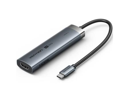 Docking USB Tipo-C Vention TGMHB/ 3xUSB/ 1xHDMI/ 1xUSB Tipo-C PD