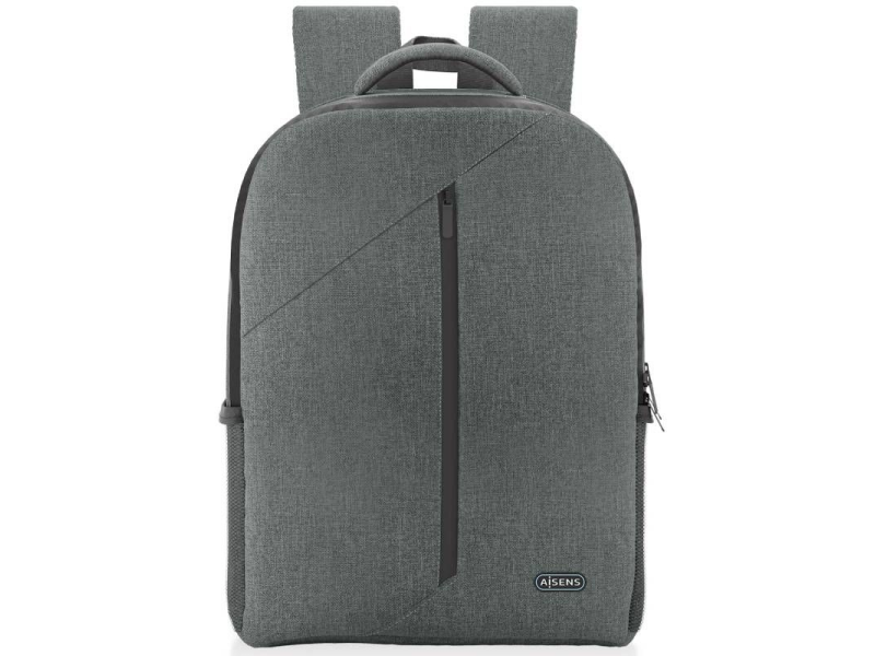 Mochila Aisens Premium ASBG-BP084-GR para Portátiles hasta 15.6'/ Gris