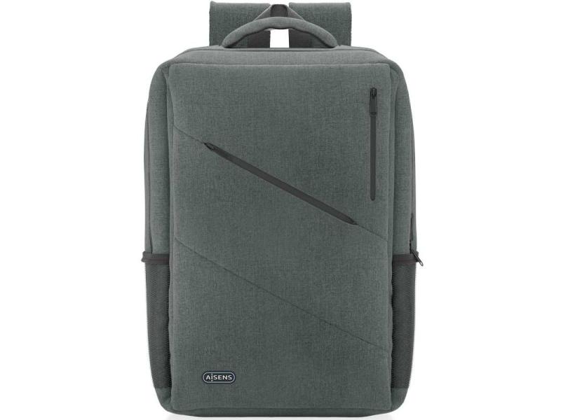 Mochila Aisens Urbana y de Oficina ASBG-BP085-GR para Portátiles hasta 15.6'/ Gris