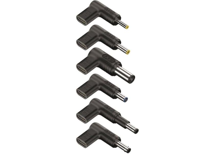 Pack 6 Clavijas para Portátil HP NGS BUD-H/ DC - USB Tipo-C