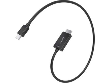 Cable Conversor Aisens A125-0885/ Mini DisplayPort Macho - HDMI Macho/ 60cm/ Negro