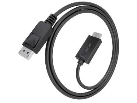 Cable Conversor Aisens A125-0893/ Displayport Macho - HDMI Macho/ 1.5m/ Negro