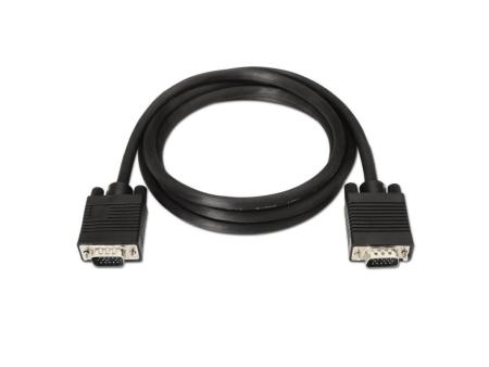 Cable SVGA Aisens A113-0069/ VGA Macho - VGA Macho/ Hasta 3W/ 10Mbps/ 3m/ Negro