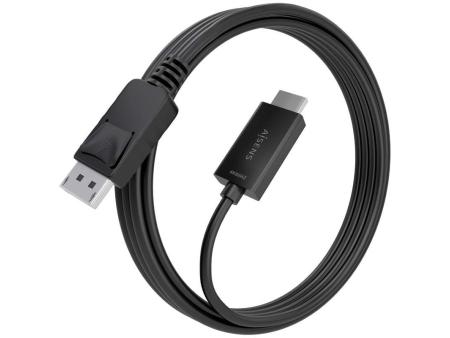 Cable Conversor Aisens A125-0895/ Displayport Macho - HDMI Macho/ 3m/ Negro