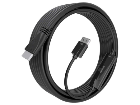 Cable Conversor Aisens A125-0896/ Displayport Macho - HDMI Macho/ 5m/ Negro