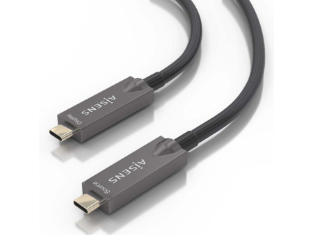 Cable USB 3.1 Tipo-C Aisens A157-0882/ USB Tipo-C Macho - USB Tipo-C Macho/ Hasta 60W/ 10Gbps/ 10m/ Negro