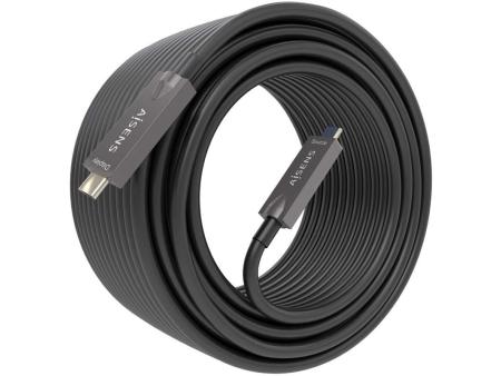 Cable USB 3.1 Tipo-C Aisens A157-0884/ USB Tipo-C Macho - USB Tipo-C Macho/ Hasta 60W/ 10Gbps/ 7.5m/ Negro