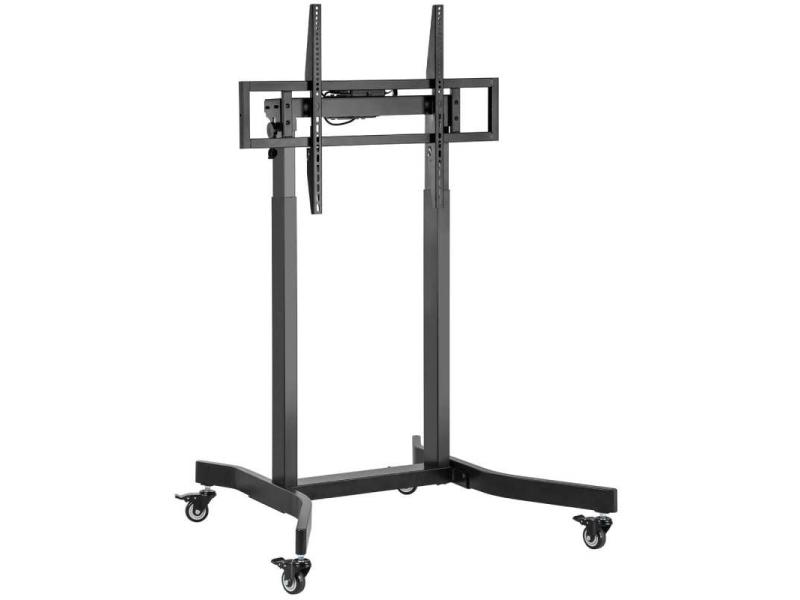 Soporte de Suelo Motorizado con Ruedas Aisens FTF100E-271 para TV de 55-100'/ hasta 120kg