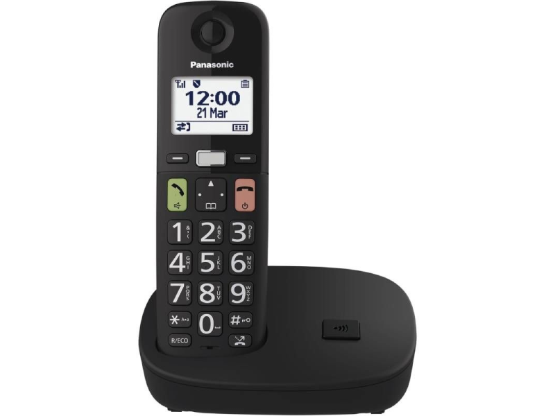 Teléfono Inalámbrico Panasonic KX-TGU110/ Negro