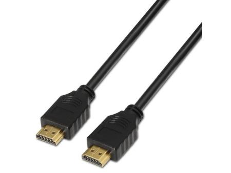 Cable HDMI 1.4 Aisens A119-0095/ HDMI Macho - HDMI Macho/ Hasta 10W/ 720Mbps/ 3m/ Negro