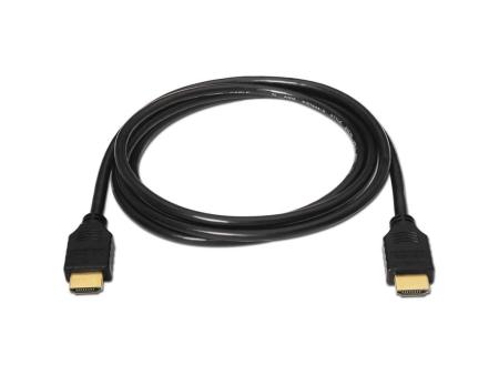 Cable HDMI 1.4 Aisens A119-0095/ HDMI Macho - HDMI Macho/ Hasta 10W/ 720Mbps/ 3m/ Negro