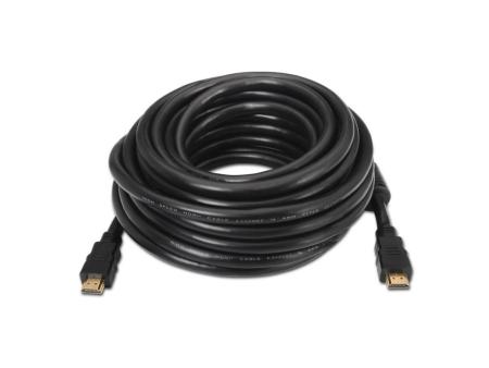 Cable HDMI 1.4 Aisens A119-0102/ HDMI Macho - HDMI Macho/ Hasta 10W/ 720Mbps/ 10m/ Negro