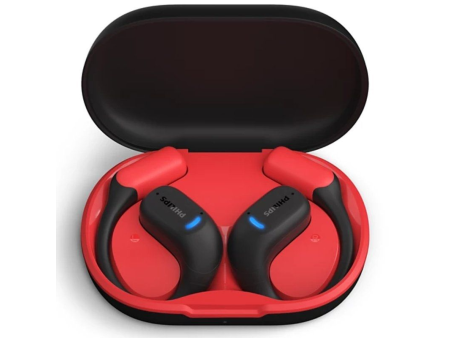 Auriculares Deportivos Bluetooth Philips TAA6709BK con estuche de carga/ Autonomía 7h/ Negros y Rojos