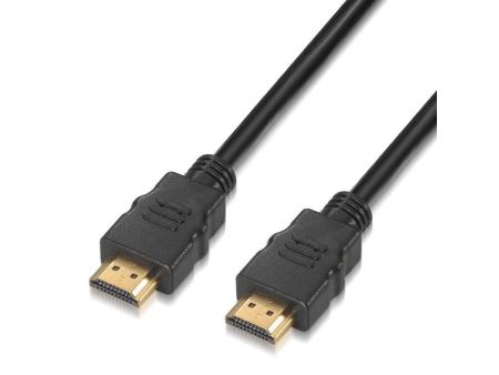 Cable HDMI 2.0 4K Aisens A120-0120/ HDMI Macho - HDMI Macho/ Hasta 10W/ 2250Mbps/ 1.5m/ Certificado/ Negro