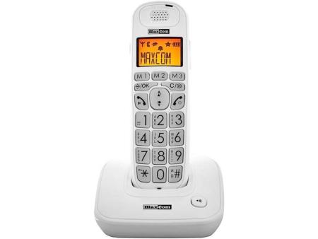 Teléfono Inalámbrico Maxcom MC6800/ Blanco