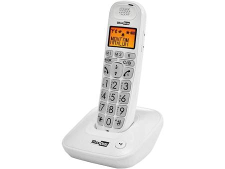 Teléfono Inalámbrico Maxcom MC6800/ Blanco