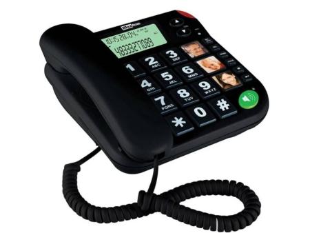 Teléfono Maxcom KXT480/ Negro